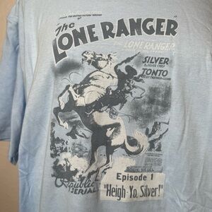 Radio Days Lone Ranger Short Sleeve Tee with Vintage Graphic